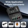 Mixer Audio USB for portatile 2 in 1 Uscita per Microfono Chitarra per