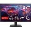 Lenovo L27-4e - Monitor 27" IPS Flat FHD 1920x1080 0 100Hz 4ms - 1xHDMI 1.4 + 1xVGA - Stand Tilt Cavo HDMI incluso