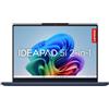 Lenovo IdeaPad | Notebook 5 2-in-1 | Display 14.0'' WUXGA (1920x1200) Touch | Processore INTEL CORE U5 322 | Memoria RAM 16GB | Memoria SSD 512GB | Scheda grafica Integrata | Sistema Operativo WINDOWS 11 HOME | COSMIC_BLUE | Caricatore NON incluso