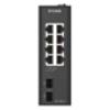D-Link DIS-100G-10 switch di rete Non gestito L2 Gigabit Ethernet (10/100/1000) Guida DIN Nero