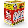 Omino Bianco Detersivo Lavatrice Igienizzante, 132 Lavaggi, 1760 ml x 3 | Pulisce in profondità, rimuove germi e batteri *, dona un fresco profumo che dura a lungo, rispetta colori e tessuti
