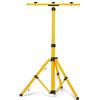 UISEBRT Treppiede telescopico per faretto a LED, in acciaio, regolabile in altezza, 63,5 - 153,5 cm, giallo