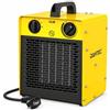 DAHTEC Termoventilatore Ceramico 3000W con Termostato, 3 Livelli, Portatile | Stufetta Elettrica da Bagno, per Garage Officina, Riscaldamento Rapido Ceramico