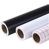 BUCOMTU 3 Rotoli Fogli Adesivi in Vinile,30.5 x 300 cm Bianco e Nero Vinile Permanente Adesivo, per Tazze, Vetro, Finestre, Ceramiche