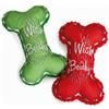 Camon® Cuccia Giocattolo per Cani in Stile Natalizio con Effetto cigolio, Colore Verde