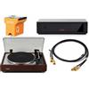 Thorens + Ortofon + Rega + Van den Hul MC Quintet Bronze + Fono MC MK4 nero + TD 1601 con TP 160 noce + D-501 Hybrid RCA/RCA + filo di massa 1m