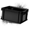 ARTECSIS® Cassa portaoggetti impilabile in plastica da 11 L, antracite, 35 x 24 x 18 cm - Casa e officina