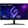 Viewsonic VX24G1-HD Monitor Gaming Full HD 24 pollici 180Hz 1 ms Nero