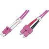 Digitus LWL Patchkabel DIGITUS LC -> SC 10.00m Multimode Duplex OM4 [DK-2532-10-4]