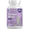 WESALYS Menopausa Integratori Vampate, VAMPA BLOCK SLIM, 120 Capsule (4 Mesi), Azione 10 in 1, Favorisce l'equilibrio del peso corporeo, Integratore con Isoflavoni di Soia e Agnocasto, Vamp Control