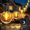 HeiPard Catena Luminosa Esterno 10M APP + Telecomando, 15+1 G40 LED | Luci da Esterno Giardino con 3 Modalità, Dimmerabile e Timer, IP44 Impermeabile per Giardino, Terrazza, Feste e Matrimoni