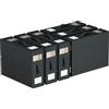 WANGIRL Confezione da 6 Organizer Lenzuola, Contenitori Sottoletto, Scatola Organizer per Biancheria da Letto con Cerniera per Copripiumini, Vestiti e Coperte, Nero