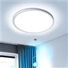 EASY EAGLE Plafoniera LED 36W 6500K 3240LM Pannello Lampada da Soffitto Rotonda IP44 Lampadario Moderna per Camera Cucina Bagno Garage Ultra Sottile Ø30x2.4cm