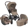 Joie Trio Chrome 2 con Seggiolino Auto i-Snug 2 - Cashew
