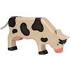 Holztiger 80002 Mucca al pascolo, circa 18,5 x 2,8 x 10,5 cm, legno, bianco/nero