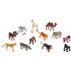 HCM-Kinzel Terra - Animali selvatici in scatola Figure di animali - 60 pezzi