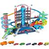 Majorette Super City Garage 6 veicoli, Set di veicoli e pista, 3 anni, Multicolore