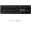 Satechi Tastiera Bluetooth AZERTY senza fili Satechi per MacOS / PC, modello SlimEX3, colore nero