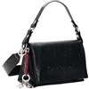 Desigual borsa a tracolla Half Logo Venecia 4.0 Crossbody Bag Black nero