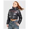 Ed Hardy Womens Ed Hardy Script Puffer Jacket - Nero, nero