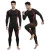 Channo Completo Termico Sportivo Uomo: Intimo in Pile Morbido assorbe Sudore Asciugatura Rapida per Sci Outdoor Inverno