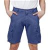 RE&X JEANS COUTURE Pantaloncini Uomo Confortevole Traspirante. STOFFE Cotone Cargo Bermuda Uomo