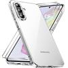 caslord Cover Trasparente ultra-sottile per Samsung Galaxy A36 | Anti-ingiallimento | TPU | Resistente agli urti | Resistente ai graffi | Vetro temperato*2