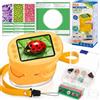Dromlag Digitale Microscopio Bambini, Giochi Bambini 4-12 Anni, 1000X Microscopio Portatile Idee Regalo Bambini 4-12 Anni Supporta Foto e Registrazione Video, con 12 Permanenti e 8 Diversi Tipi di Minerali