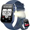 Blackview Smartwatch Uomo Donna, Effettua e Rispondi alle Chiamate,1,91'' Orologio Intelligente 100+ Modalità Sportive/Sonno/Cardiofrequenzimetro/SpO2/ Torcia per Android IOS