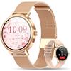 Baolubao Smartwatch Donna, Orologio Intelligente con Chiamate Bluetooth, 2 Cinturini | 1.26"Orologio Intelligente Donna con Notifiche, Sonno, Design Sottile, 100+Modalità Sportive, Smartwatch Impermeabile IP68