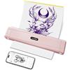 TATTMUSE Stampante Stencil Tattoo, Stampante per Tatuaggi Termica, Rose | con 10 Fogli di Carta Transfer per Tatuaggi, Bluetooth Compatibile con Smartphone & Tablet, Artisti e Principianti