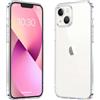 caslord Trasparente Cover ultra-sottile per iPhone 13 | Anti-ingiallimento | TPU | Resistente agli urti | Resistente ai graffi