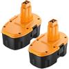 POWTREE 2 batterie da 5,0 Ah 18 V per Dewalt, Powtree NIMH, batteria di ricambio | DE9098 DE9095 DE9096 DW9096 DW9095 DW9098 DC9099 DE9039 DE9503 DC925 DC725