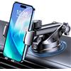 Mohard Porta Cellulare Auto, Mai Cadere Cruscotto/Parabrezza 360° Ruotabile | Ultra Robusto Supporto Telefono Auto, Rilascio Rapido Ventosa Porta Set Interni Automobile Universale per Smartphone da 4-7"