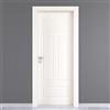 Leroy Merlin Porta interna a battente Coconut Groove in MDF colore bianco, L 70 x H 210 cm, apertura a destra