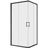 NOVELLINI Lato per box doccia angolare scorrevole H 200 x L 89 cm, sp 6 mm nero