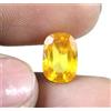 Zircone Giallo Naturale 8.50 Ct Certificato Cushion Gem T29441 No Tariffs