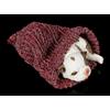 Cani Figura che Dorme IN Rosso Tappo - Decorazione Carino Cucciolo Dolce Doggie