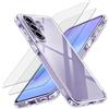 EVETANE Cover Galaxy A57 e 2 schermi di protezione - TPU - Trasparente - refurbished