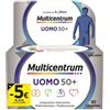Multicentrum - Uomo 50+ Integratore Vitamine Confezione 30 Compresse PROMO