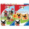 Ravensburger 20518 - Bing Multipack Memory con 3 Puzzle, Gioco Educativo