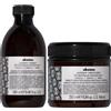 Davines Alchemic Tabacco Shampoo + Conditioner 280+250ml - kit riflessante idratante capelli castani