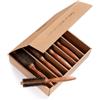 Tek Kit Spazzole Rullo Cinghiale Rinforzato Legno Mogano - set 5 spazzole tutti capelli
