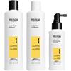 Nioxin Professional Nioxin System 1 Kit Trifasico Shampoo+Conditioner+Treatment 300+300+100ml - kit volumizzante capelli non trattati diradati lieve