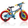 Sonic BICI BIMBO 14" SONIC. RUOTA LIBERA, DISCO RUOTA, BORRACCIA , STABILIZZATORI E SCUDO FRONTALE adatta ai bambini dai 5-7 anni