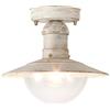 Rabalux Oslo - Lampada a sospensione da esterno, Metallo Plastica, bianco anticato, 24 x 24 x 21,5 cm, E27
