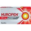 FARMED Srl Nurofen 400 mg | Farmaco Analgesico Antinfiammatorio | 12 Compresse