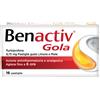 RECKITT BENCKISER H.(IT.) SpA Benactiv Gola Limone e Miele 8,75 mg | Farmaco Gola | 16 Pastiglie