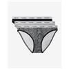 Calvin Klein Slip Calvin Klein Icon Logo nero bianco (3 unità) - M