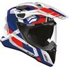 Airoh casco integrale Commander 2 Polar - Blu rosso lucido